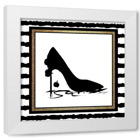 Love Fashion 4 White Modern Wood Framed Art Print by Allen, Kimberly