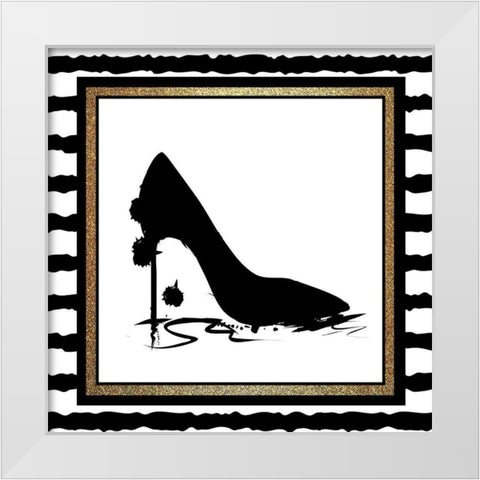 Love Fashion 4 White Modern Wood Framed Art Print by Allen, Kimberly