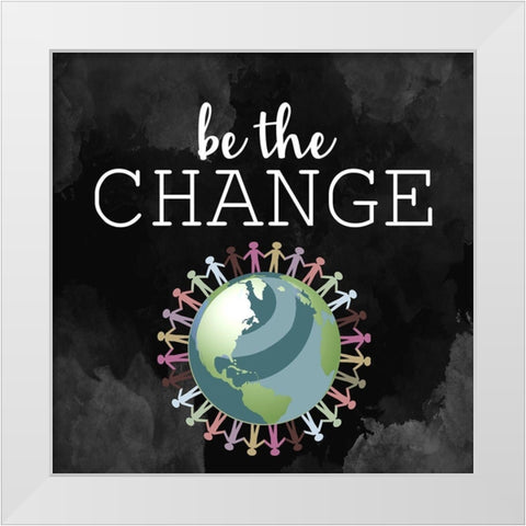 Change White Modern Wood Framed Art Print by Allen, Kimberly