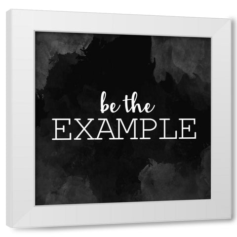 Example White Modern Wood Framed Art Print by Allen, Kimberly