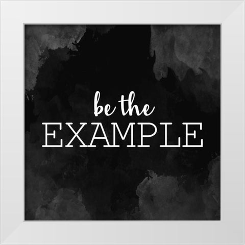 Example White Modern Wood Framed Art Print by Allen, Kimberly