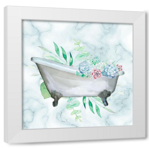 Relax Recharge 3 V2 White Modern Wood Framed Art Print by Allen, Kimberly