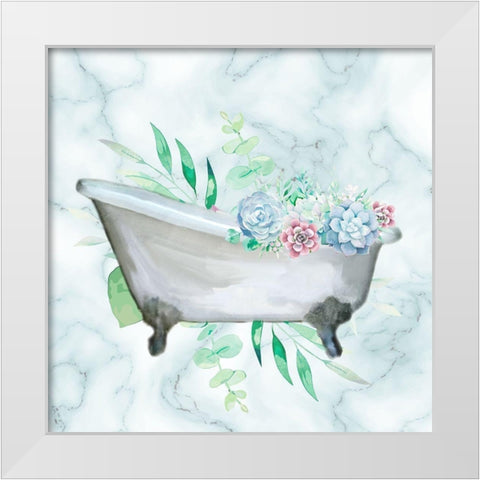 Relax Recharge 3 V2 White Modern Wood Framed Art Print by Allen, Kimberly