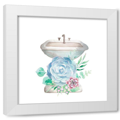 Relax Recharge 3 White Modern Wood Framed Art Print by Allen, Kimberly