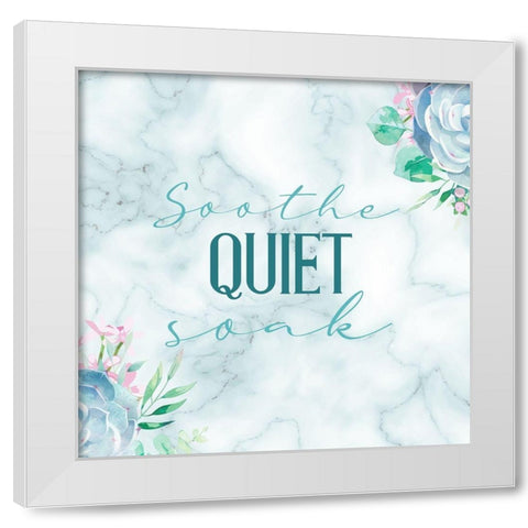 Relax Recharge 4 V2 White Modern Wood Framed Art Print by Allen, Kimberly