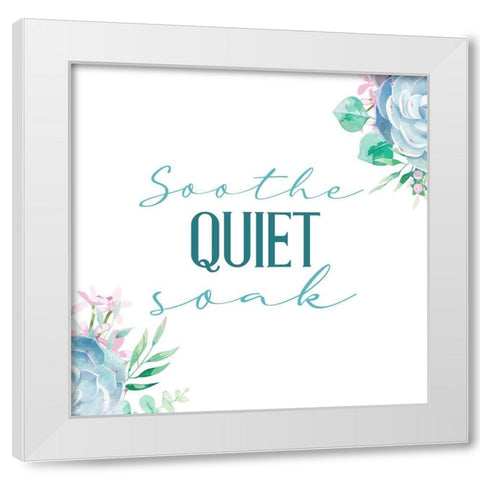 Relax Recharge 4 White Modern Wood Framed Art Print by Allen, Kimberly