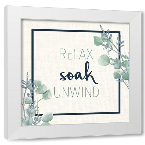 Wash 3 White Modern Wood Framed Art Print by Allen, Kimberly