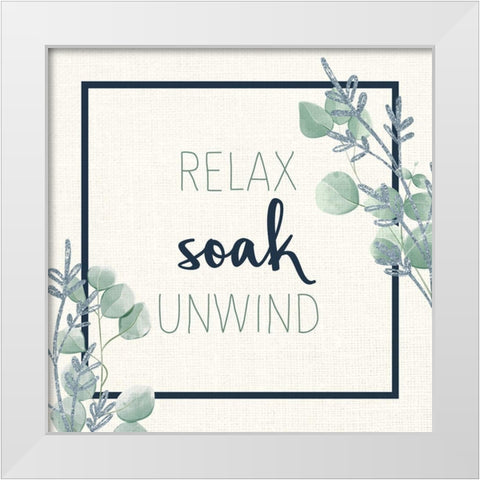 Wash 3 White Modern Wood Framed Art Print by Allen, Kimberly