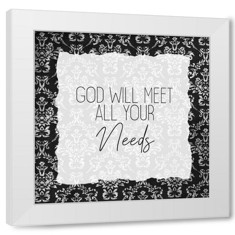 He Restores 5 White Modern Wood Framed Art Print by Allen, Kimberly