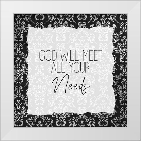 He Restores 5 White Modern Wood Framed Art Print by Allen, Kimberly