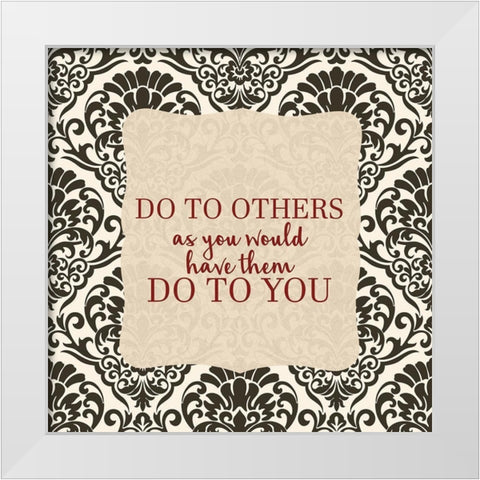 Trust the Lord 2 White Modern Wood Framed Art Print by Allen, Kimberly