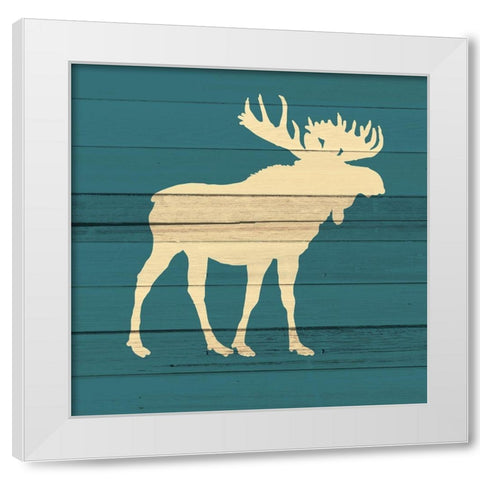 Little Man 4. White Modern Wood Framed Art Print by Allen, Kimberly