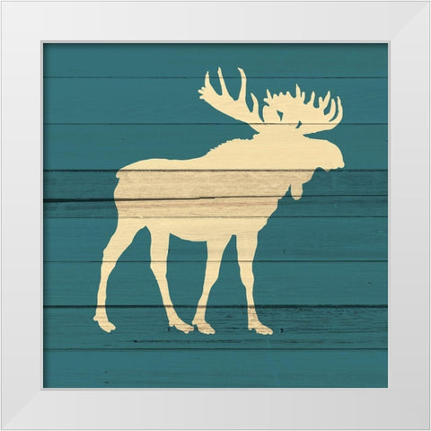 Little Man 4. White Modern Wood Framed Art Print by Allen, Kimberly