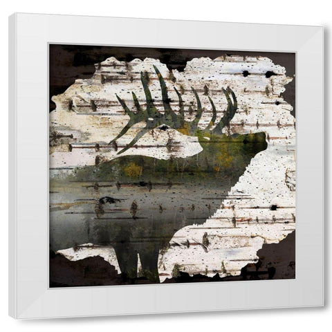 Birch Forest 1 White Modern Wood Framed Art Print by Allen, Kimberly