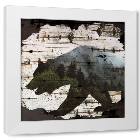 Birch Forest 2 White Modern Wood Framed Art Print by Allen, Kimberly