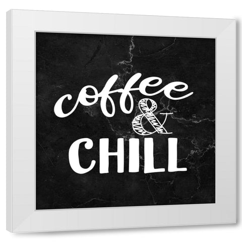 Coffee Marble 2 White Modern Wood Framed Art Print by Allen, Kimberly