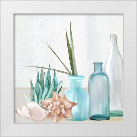 Escape Seaside 2 White Modern Wood Framed Art Print by Allen, Kimberly