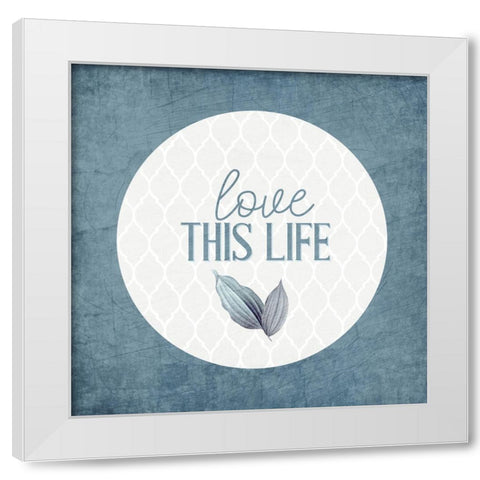 Blessings 11 White Modern Wood Framed Art Print by Allen, Kimberly