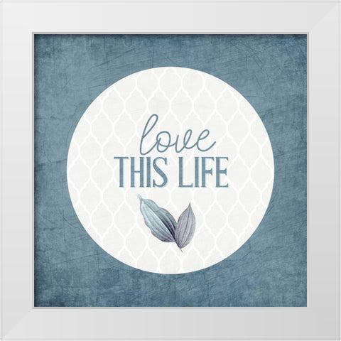 Blessings 11 White Modern Wood Framed Art Print by Allen, Kimberly