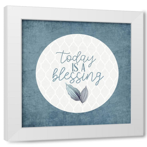 Blessings 13 White Modern Wood Framed Art Print by Allen, Kimberly