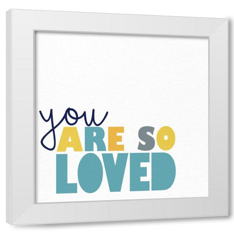 Big Love 2 White Modern Wood Framed Art Print by Allen, Kimberly