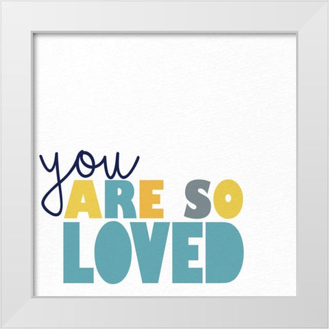 Big Love 2 White Modern Wood Framed Art Print by Allen, Kimberly