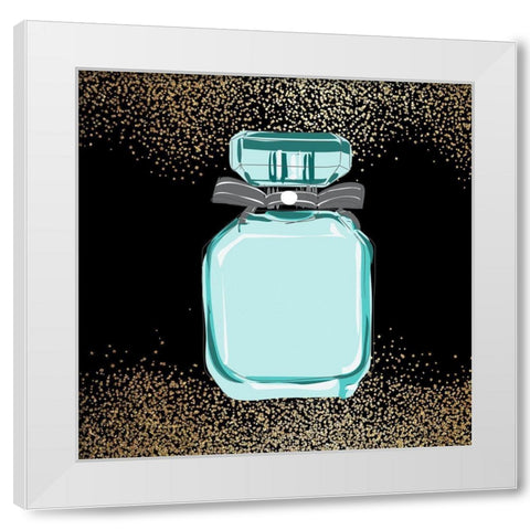 Teal Fashion 2 White Modern Wood Framed Art Print by Allen, Kimberly