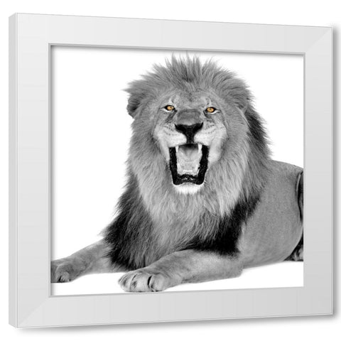 Power White Modern Wood Framed Art Print by Allen, Kimberly