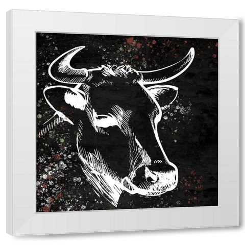 Bessie 1 White Modern Wood Framed Art Print by Allen, Kimberly