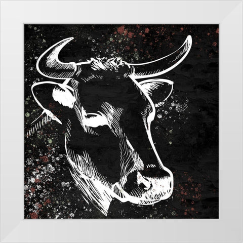 Bessie 1 White Modern Wood Framed Art Print by Allen, Kimberly