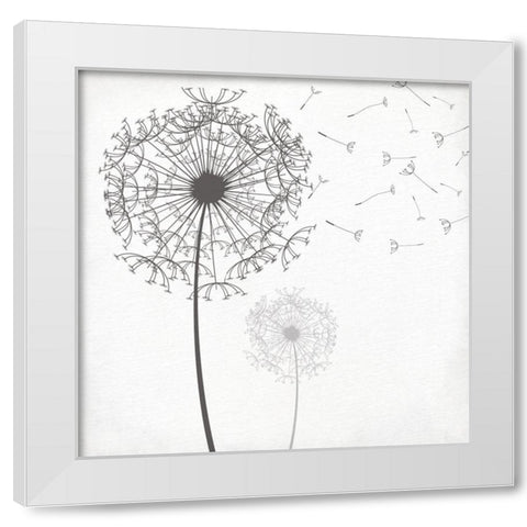 Wishing White Modern Wood Framed Art Print by Allen, Kimberly