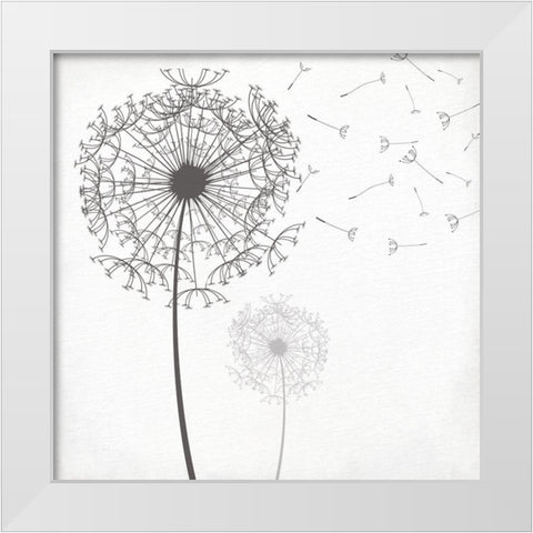 Wishing White Modern Wood Framed Art Print by Allen, Kimberly