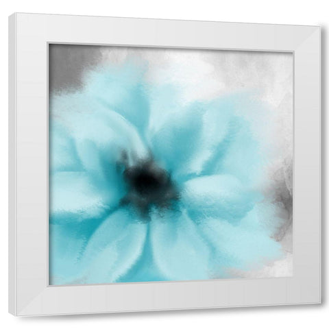 Teal Dreams 1 White Modern Wood Framed Art Print by Allen, Kimberly