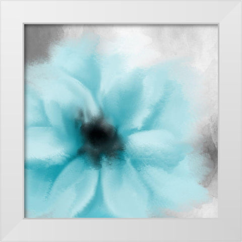 Teal Dreams 1 White Modern Wood Framed Art Print by Allen, Kimberly