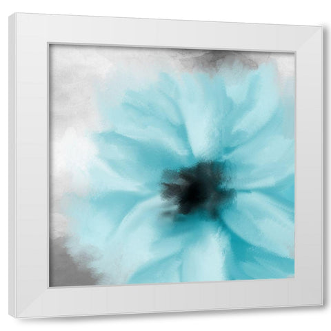 Teal Dreams 2 White Modern Wood Framed Art Print by Allen, Kimberly