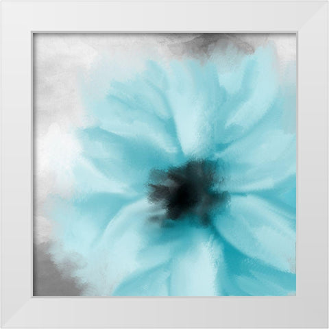 Teal Dreams 2 White Modern Wood Framed Art Print by Allen, Kimberly