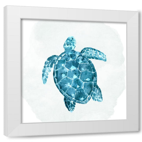 Sea Love 4 White Modern Wood Framed Art Print by Allen, Kimberly