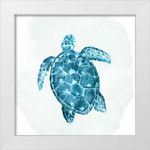 Sea Love 4 White Modern Wood Framed Art Print by Allen, Kimberly