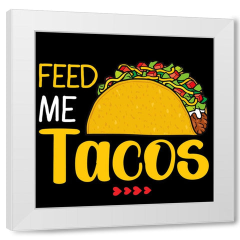 Feed Me White Modern Wood Framed Art Print by Allen, Kimberly