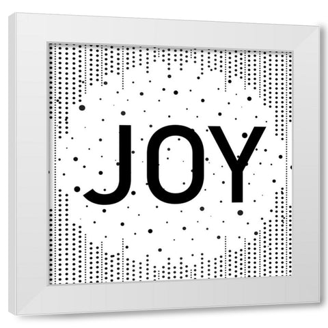 Joy Noel Peace 1 White Modern Wood Framed Art Print by Allen, Kimberly