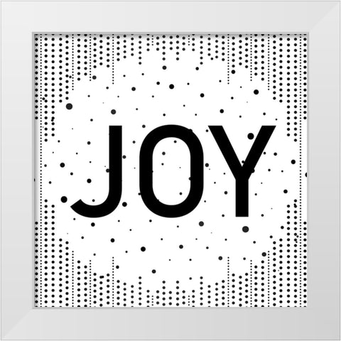 Joy Noel Peace 1 White Modern Wood Framed Art Print by Allen, Kimberly