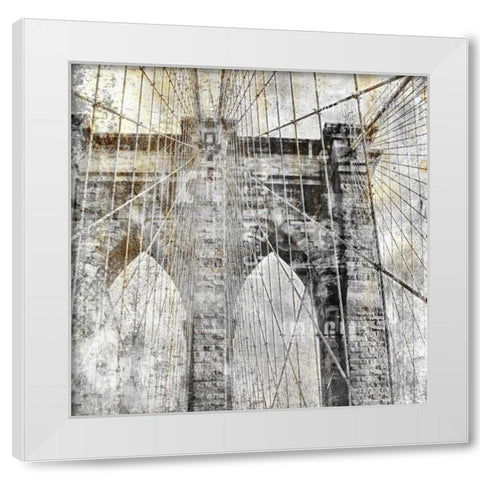 In the City 1 White Modern Wood Framed Art Print by Allen, Kimberly