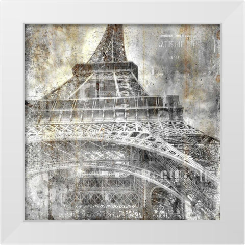 In the City 2 White Modern Wood Framed Art Print by Allen, Kimberly