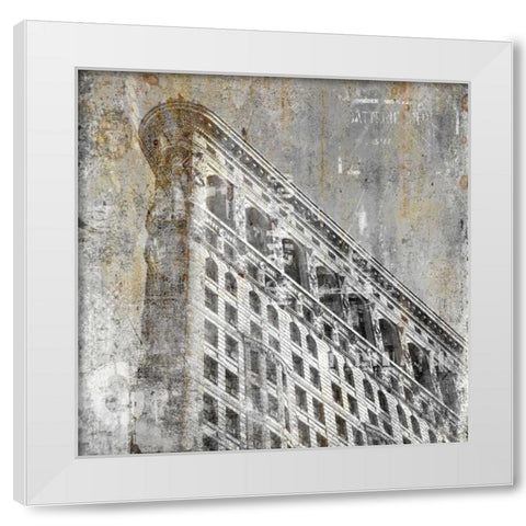 In The City 4 White Modern Wood Framed Art Print by Allen, Kimberly