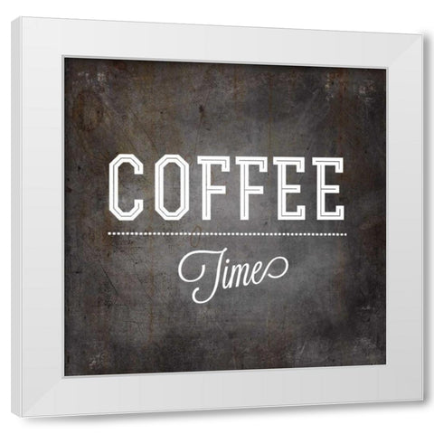 Espresso 3 White Modern Wood Framed Art Print by Allen, Kimberly