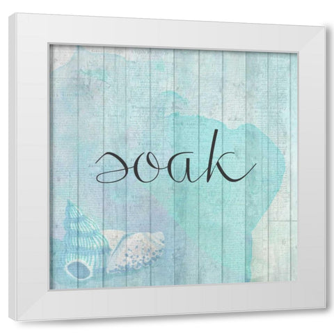 Relax Time 2 White Modern Wood Framed Art Print by Allen, Kimberly