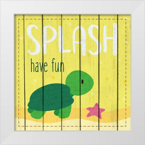 Under the Sea Rules 2 White Modern Wood Framed Art Print by Allen, Kimberly