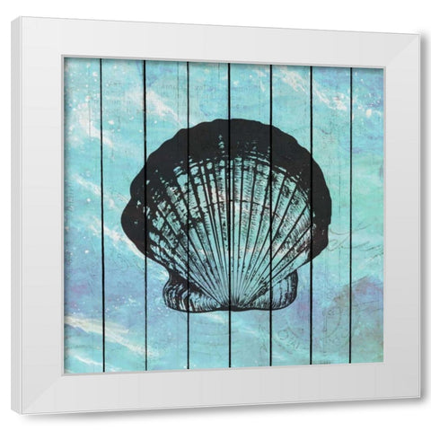 Sea Time 1 White Modern Wood Framed Art Print by Allen, Kimberly