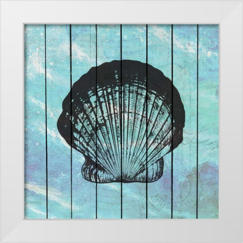 Sea Time 1 White Modern Wood Framed Art Print by Allen, Kimberly