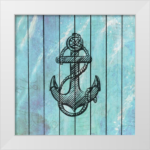 Sea Time 2 White Modern Wood Framed Art Print by Allen, Kimberly
